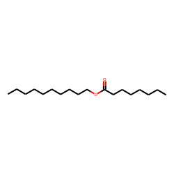 Octanoic acid, decyl ester
