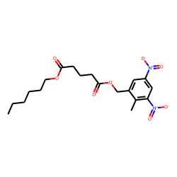 Glutaric acid, 3,5-dinitro-2-methylbenzyl hexyl ester