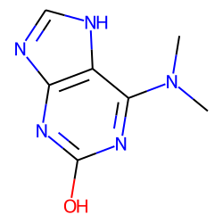 Purin-2-ol, 6-dimethylamino-