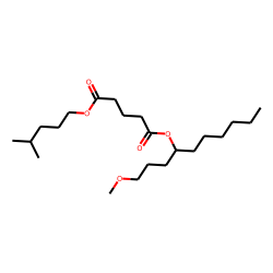 Glutaric acid, isohexyl 1-methoxydec-4-yl ester