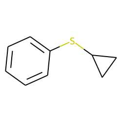 Cyclopropyl phenyl sulphide