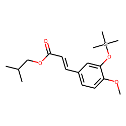 2-Methylpropyl (E)-isoferulate, TMS
