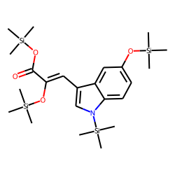 Indole-3-pyruvic acid, TMS