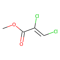 cis-2,3-dichloropropenoic acid, methyl ester