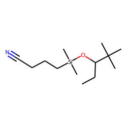 2,2-Dimethyl-3-pentanol, (3-cyanopropyl)dimethylsilyl ether