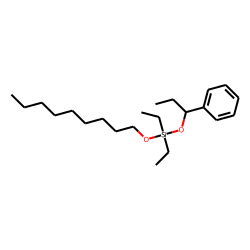 Silane, diethylnonyloxy(1-phenylpropoxy)-