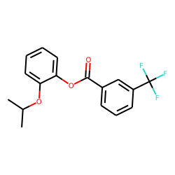 3-Trifluoromethylbenzoic acid, 2-isopropoxyphenyl ester