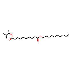 Sebacic acid, decyl 3-methylbut-2-yl ester