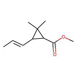 Norchrysanthemic acid methyl ester