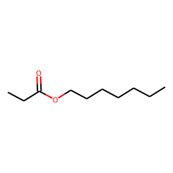 Propanoic acid, heptyl ester