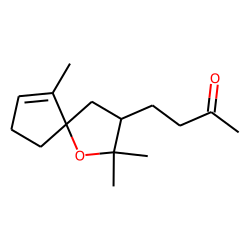 4-(2,2,6-Trimethyl-1-oxaspiro[4.4]non-6-en-3-yl)-butan-2-one