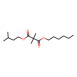 Dimethylmalonic acid, hexyl 3-methylbutyl ester