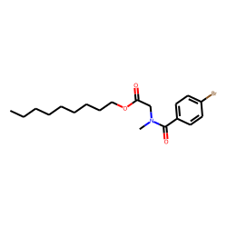 Sarcosine, N-(4-bromobenzoyl)-, nonyl ester