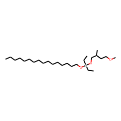 Silane, diethylhexadecyloxy(2-methyl-4-methoxybutoxy)-