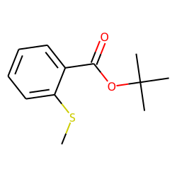 Benzoic acid, 2-(methylthio)-, tert.-butyl ester