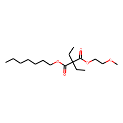 Diethylmalonic acid, heptyl 2-methoxyethyl ester