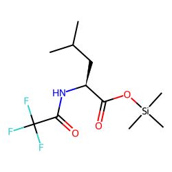 L-Leucine, N-(trifluoroacetyl)-, trimethylsilyl ester