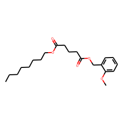 Glutaric acid, 2-methoxybenzyl octyl ester