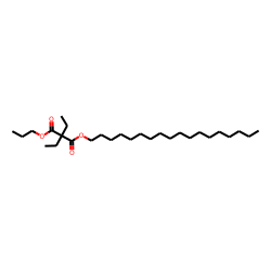 Diethylmalonic acid, octadecyl propyl ester