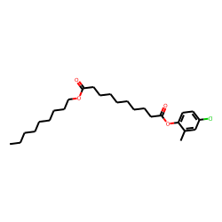 Sebacic acid, 4-chloro-2-methylphenyl nonyl ester
