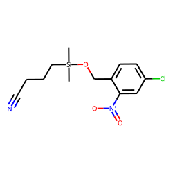 4-Chloro-2-nitrobenzyl alcohol, (3-cyanopropyl)dimethylsilyl ether