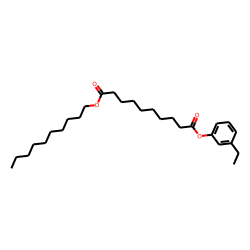 Sebacic acid, decyl 3-ethylphenyl ester
