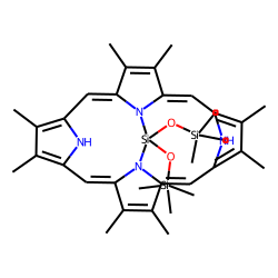 Silica-octamethylporphyrine complex, bis-OTMS