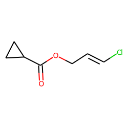 Cyclopropanecarboxylic acid, 3-chloroprop-2-enyl ester