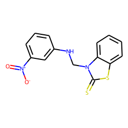 3-(3-Nitroanilinomethyl)-2-benzothiazolinethione