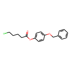 5-Chlorovaleric acid, 4-benzyloxyphenyl ester
