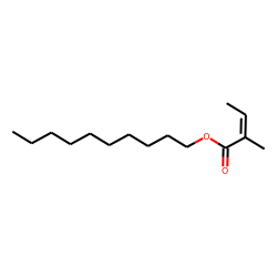 Decyl (E)-2-methylbut-2-enoate