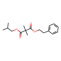 Dimethylmalonic acid, isobutyl 2-phenethyl ester