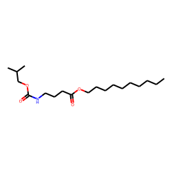 «gamma»-Aminobutyric acid, N-isobutoxycarbonyl-, decyl ester