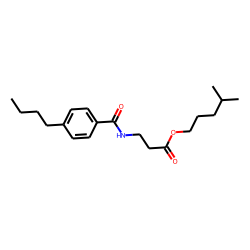 «beta»-Alanine, N-(4-butylbenzoyl)-, isohexyl ester
