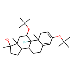 Fluoxymesterone, bis-TMS (2,4-diene)