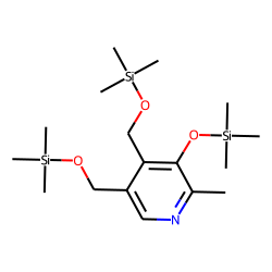 Pyridine, 2-methyl-3-(trimethylsilyloxy)-4,5-bis-[(trimethylsilyloxy)methyl]-