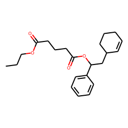 Glutaric acid, 1-phenyl-2-(3-cyclohexenyl)ethyl propyl ester