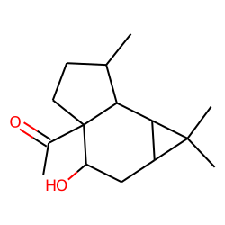 9-Hydroxyladanifer-10-one [9(10-->1)-abeo-9-Hydroxyaromadendran-10-one]