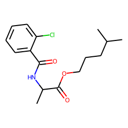 D-Alanine, N-(2-chlorobenzoyl)-, isohexyl ester