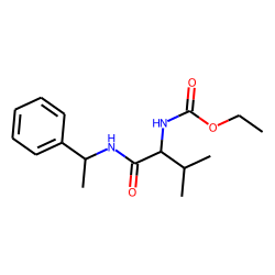 L-Val, N-ethoxycarbonyl, (S)-1-phenylethylamide