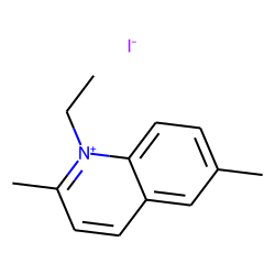 1-Ethyl-2,6-dimethyl quinolinium iodide