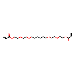 tetra-ethoxylated 1,6 hexane diol diacrylate