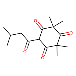 2,2,4,4-Tetramethyl-6-(3-methylbutanoyl)cyclohexane-1,3,5-trione