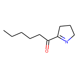1-Pyrroline, 2-hexanoyl