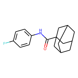 1-Adamantanecarboxamide, N-(4-fluorophenyl)-