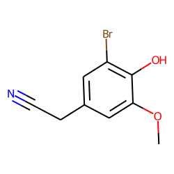 3-Bromo-4-hydroxy-5-methoxyphenylacetonitrile