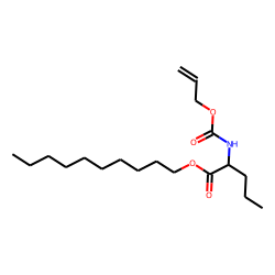 l-Norvaine, N-allyloxycarbonyl-, decyl ester