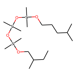 1-(2-Methylbutoxy)-7-isohexyl-2,2,4,4,6,6-hexamethyl-1,3,5,7-tetraoxa-2,4,6-trisilaheptane