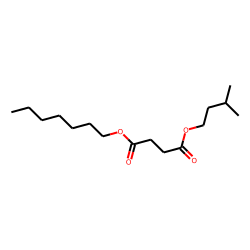 Succinic acid, heptyl 3-methylbutyl ester