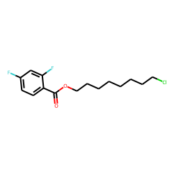 2,4-Difluorobenzoic acid, 8-chlorooctyl ester